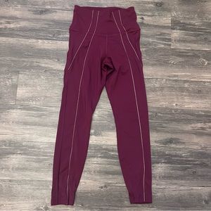 Nike Purple High-Waisted Pants